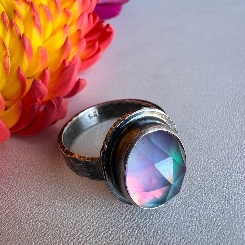 Aurora Opal Ring - image 8